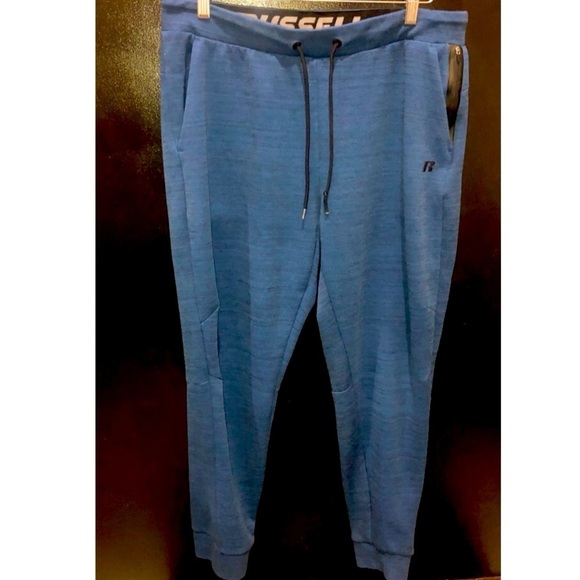 Russell Blue Joggers size large - Picture 1 of 7